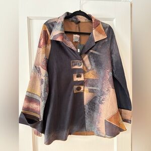 Radzoli Brown and Black Jacket